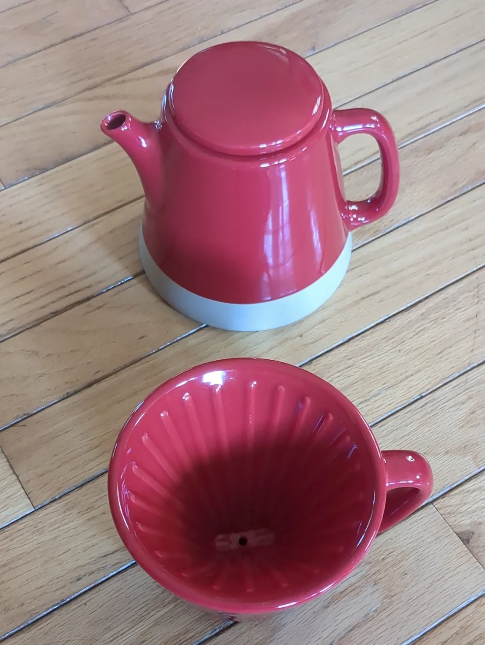 Rachael Ray Stoneware Pour Over Set